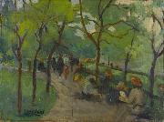 WEST, Benjamin Prospect Park oil on canvas